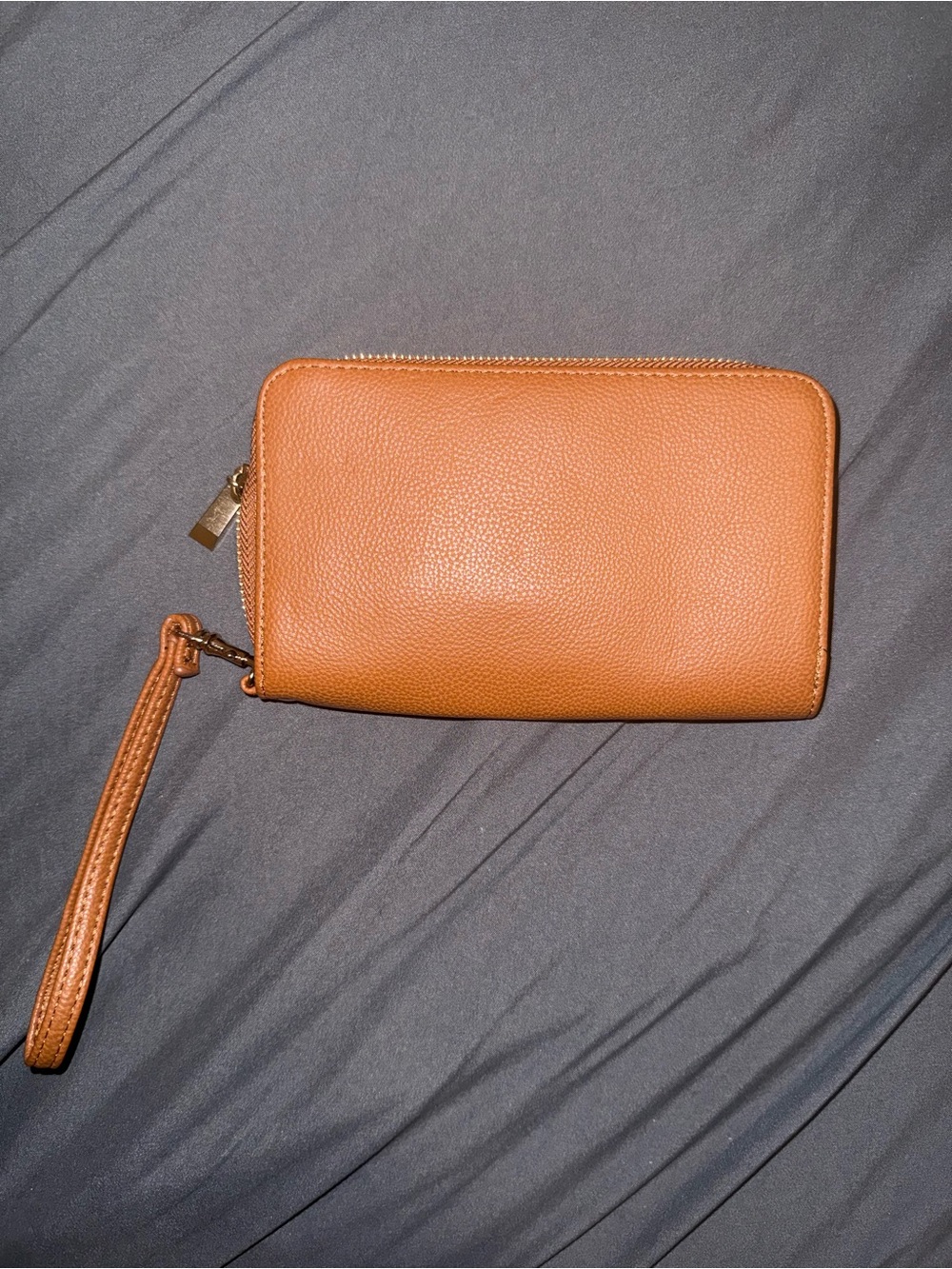 a new day Tan Wristlet Clutch